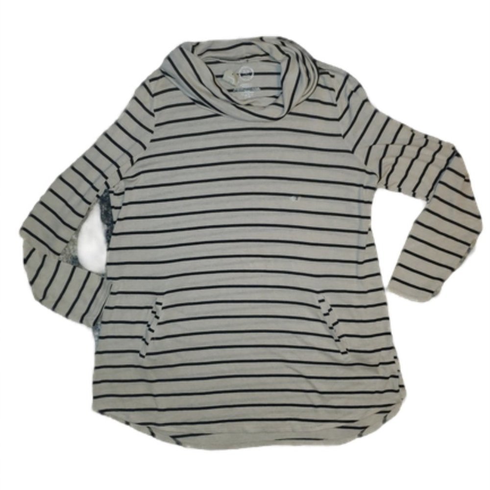 Maurices 24/7 Stripe Cowl Tnic top || 2X || NWT